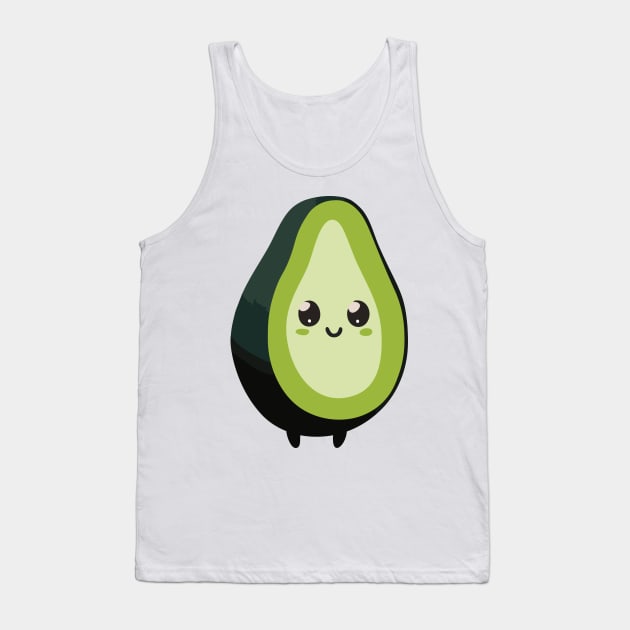 Cute Avocado Tank Top by AJ